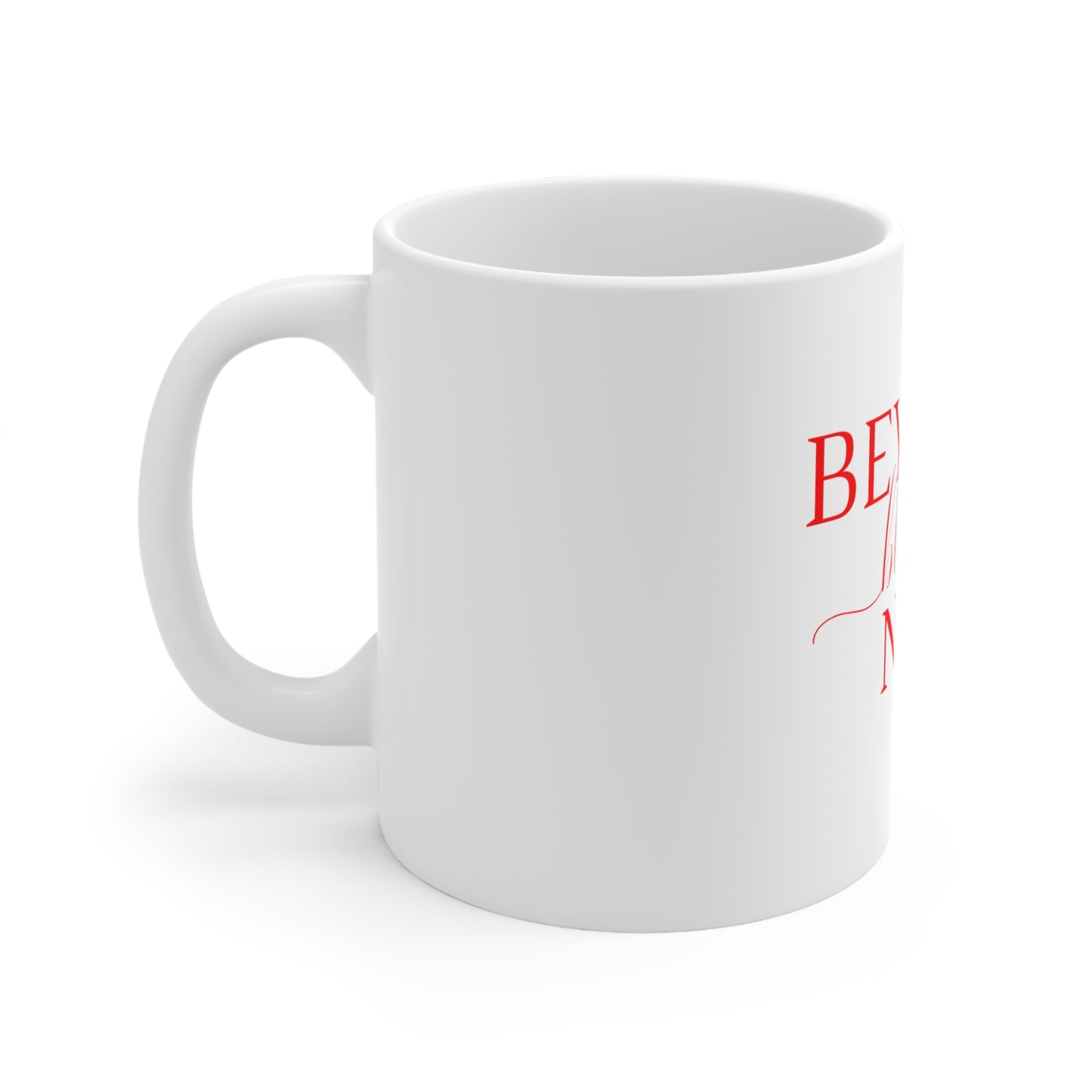 Beyond Blessed NCS - Plain Ceramic Mug 11oz - Red