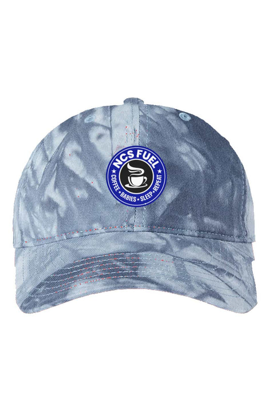 NCS Fuel - Dark Blue Tie-Dyed Dad Hat