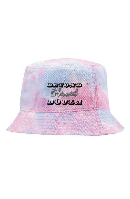 Beyond Blessed Doula - Cotton Candy Tie-Dye Bucket Cap