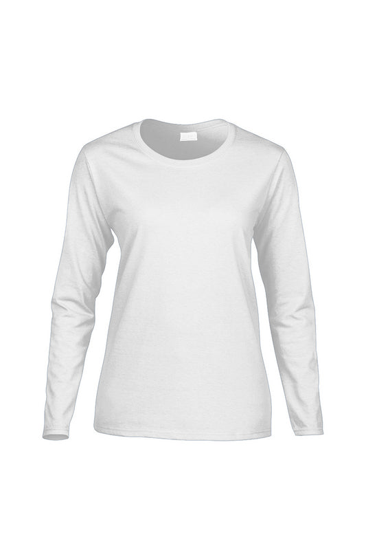 Personalized Women's Long-Sleeve T-Shirt - White
