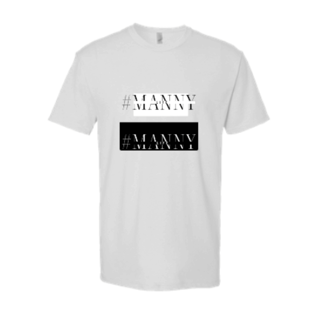 #Manny Life - Short Sleeve Tee - White