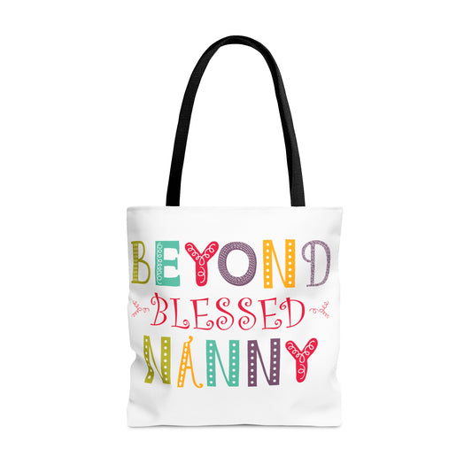 Beyond Blessed Nanny - Playful - Tote Bag (AOP)