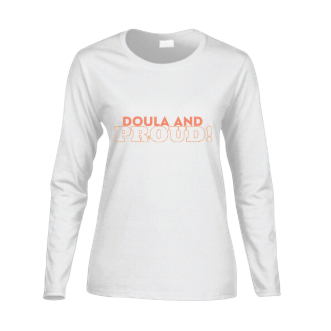 Doula & Proud Long-Sleeve T-Shirt