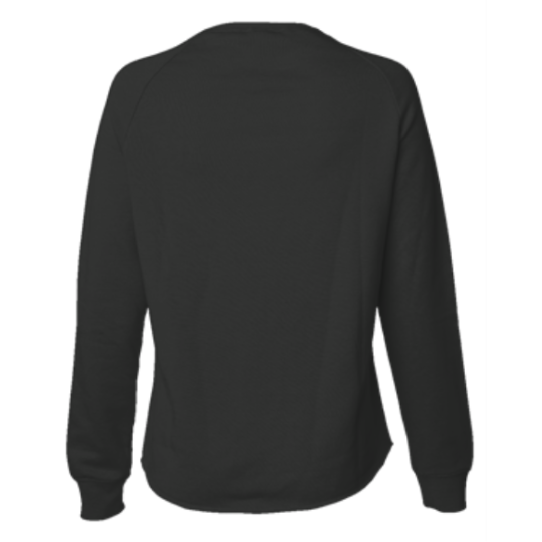 Personalized Lightweight Women's Sweatshirt - Black