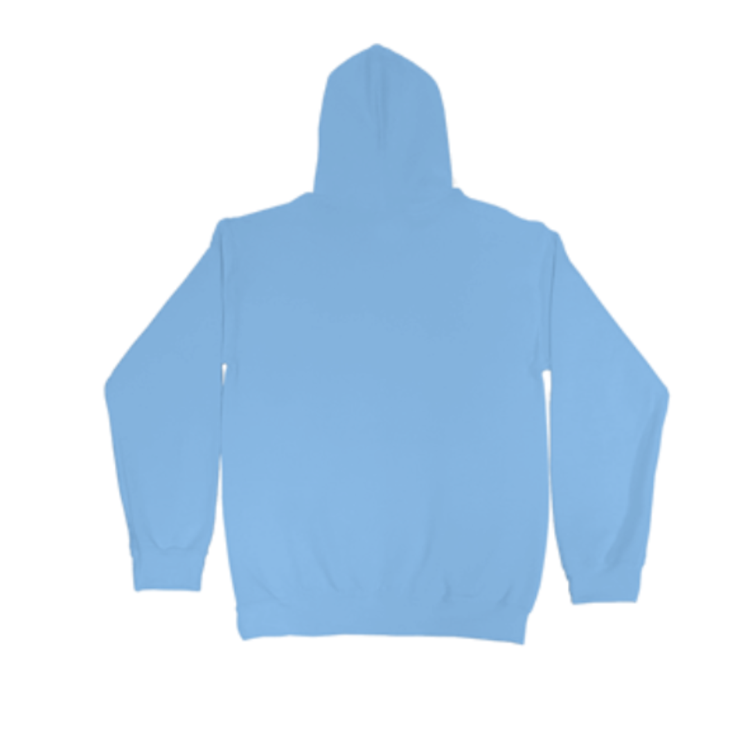 Men's Pullover Hoodie - Light Blue