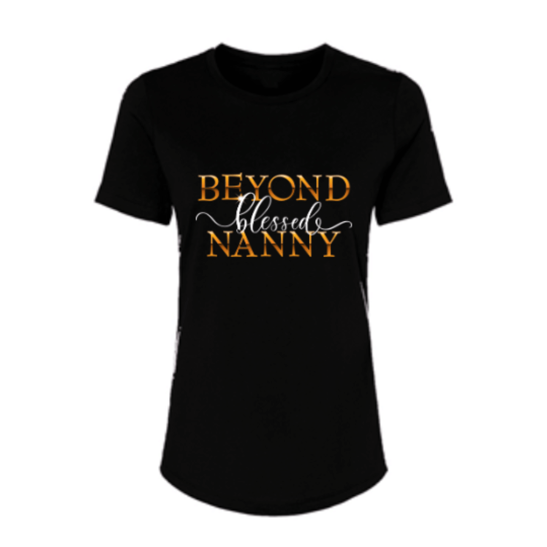 Beyond Blessed Nanny - White - Women’s Relaxed Jersey Tee
