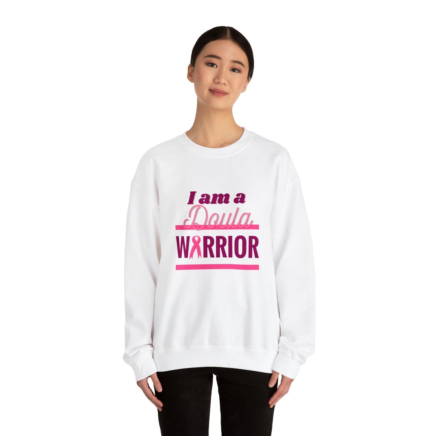 I am a Doula Warrior - Crewneck Sweatshirt