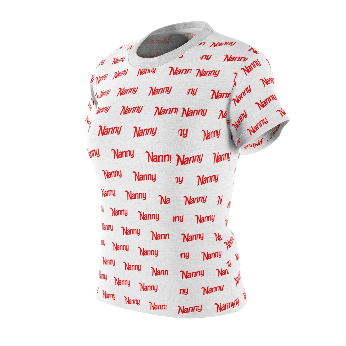 Nanny - Women's Cut & Sew Tee (AOP) - Red