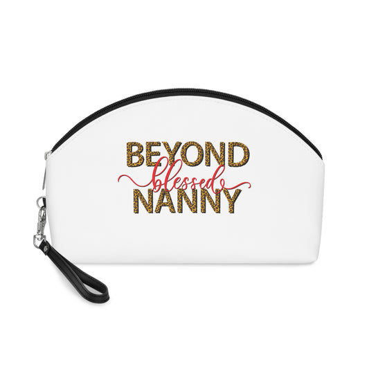 Beyond Blessed Nanny - Red - Makeup Bag